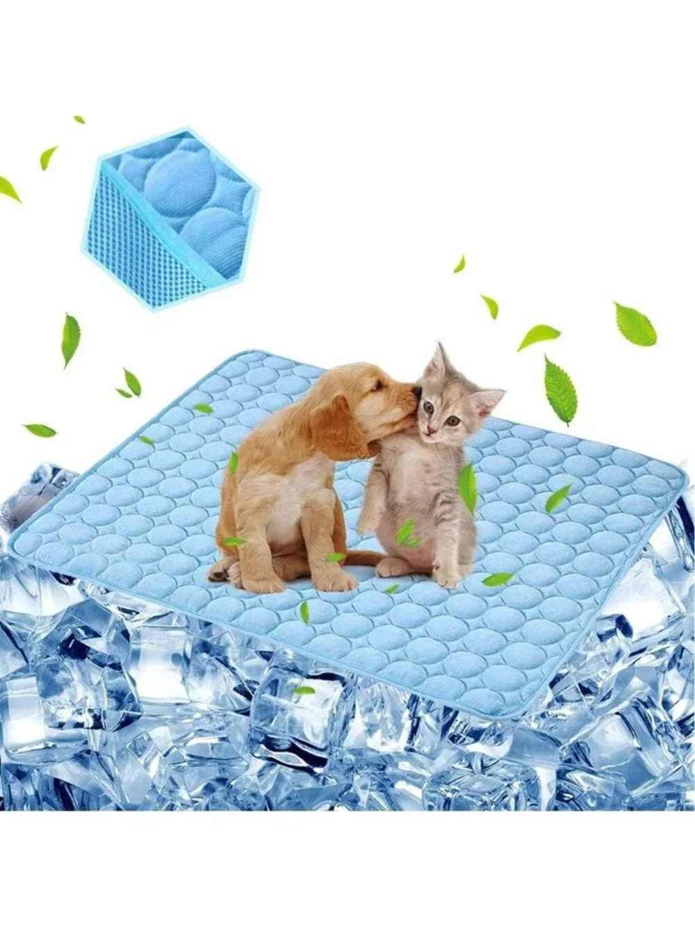 Dog Cooling Mat Pet Cooling Pads Dogs & Cats Pet Cooling Blanket for Outdoor Car